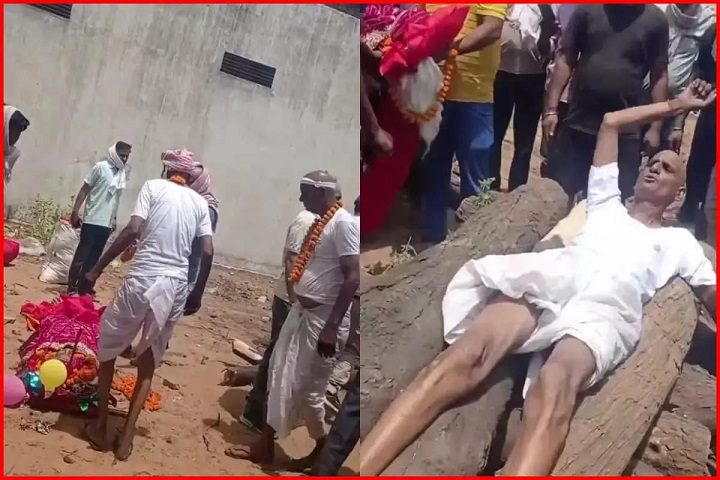 अंतिम संस्कार के दौरान ये क्या हो रहा है! इस घटना ने हर किसी को झकझोर कर रख दिया अंतिम संस्कार के दौरान ये क्या हो रहा है! इस घटना ने हर किसी को झकझोर कर रख दिया