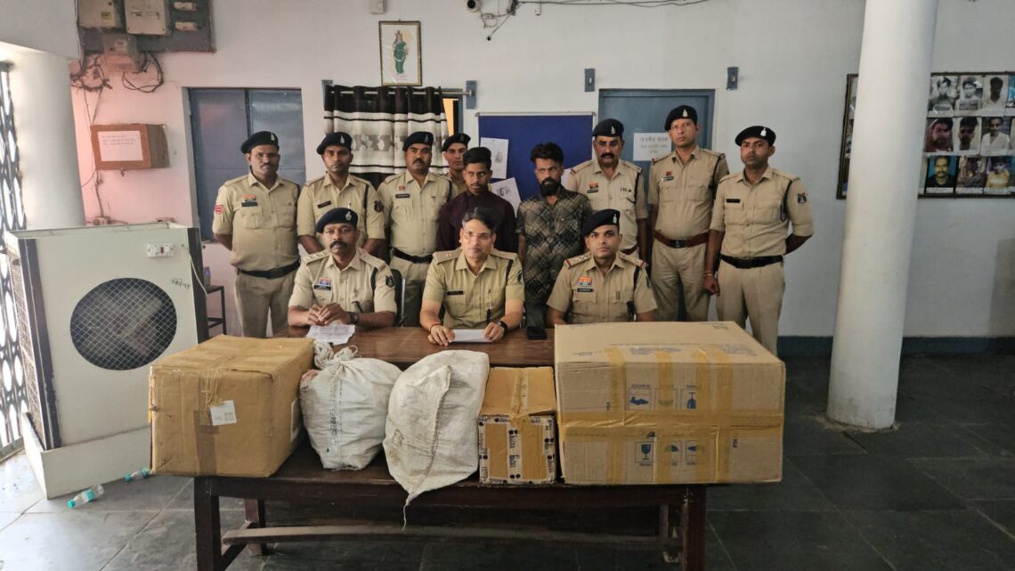 जांजगीर चांपा: नशीली दवा खपाने वाले गिरोह का पुलिस ने किया भण्डाफोड़ 2 आरोपित गिरफ्तार