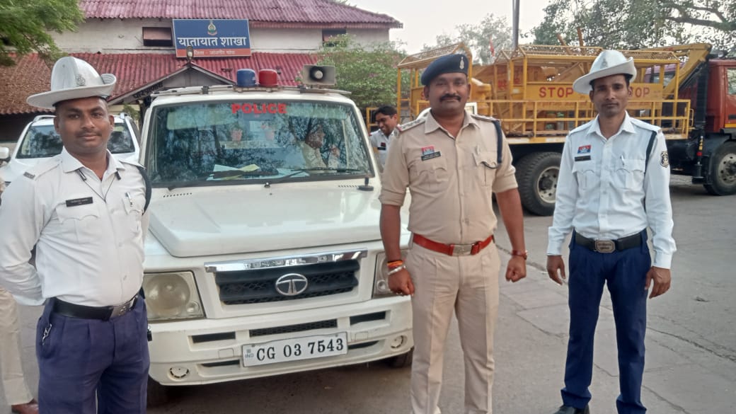 जांजगीर-चांपा पुलिस की कार्रवाई: शराब पीकर वाहन चलाने वालों पर कसा शिकंजा
