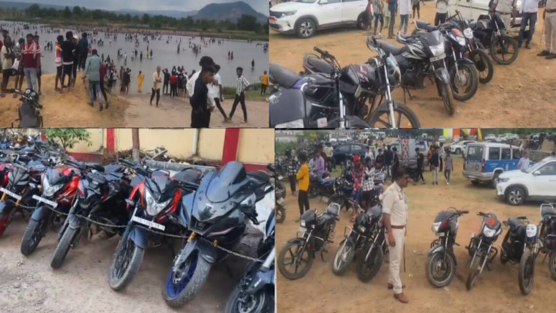 कोरबा: झोराघाट में पुलिस की कार्रवाई, शांत नजर आया माहौल कोरबा: झोराघाट में पुलिस की कार्रवाई, शांत नजर आया माहौल