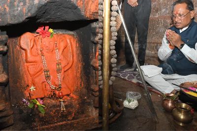 मुख्यमंत्री ने तेरहवीं शताब्दी के प्राचीन शिव व हनुमान मंदिर के किए दर्शन, कवर्धा के फणिनागवंशी राजाओं द्वारा नागर शैली में निर्मित हैं मंदिर मुख्यमंत्री ने तेरहवीं शताब्दी के प्राचीन शिव व हनुमान मंदिर के किए दर्शन, कवर्धा के फणिनागवंशी राजाओं द्वारा नागर शैली में निर्मित हैं मंदिर
