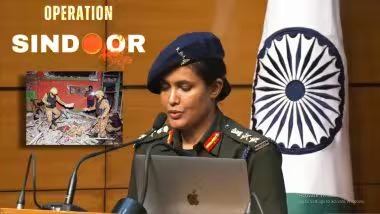 Press Briefing : ‘ऑपरेशन सिंदूर’ 25 मिनट के अंदर पूरा! ले. कर्नल सोफिया कुरैशी और विंग कमांडर व्योमिका सिंह बोलीं- 9 आतंकी ठिकाने तबाह