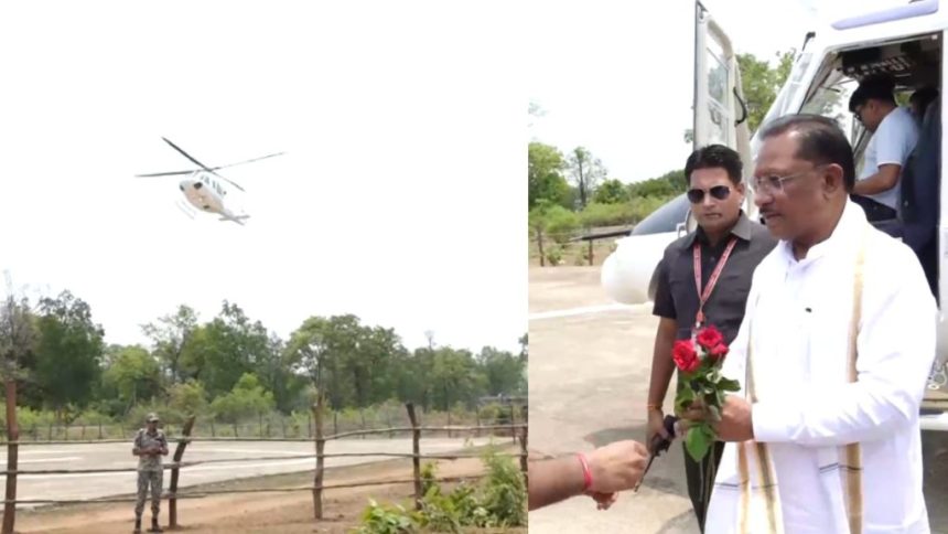 मोहला-मानपुर-अंबागढ़ चौकी जिले के सीतगांव में उतरा सीएम साय का हेलीकॉप्टर, समाधान शिविर का करेंगे निरीक्षण मोहला-मानपुर-अंबागढ़ चौकी जिले के सीतगांव में उतरा सीएम साय का हेलीकॉप्टर, समाधान शिविर का करेंगे निरीक्षण